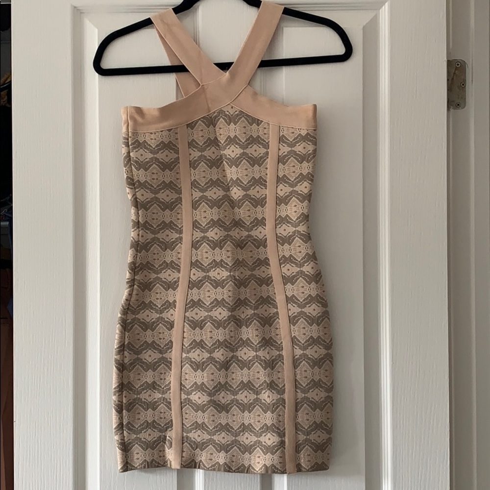 Tribal Print Bandage Dress